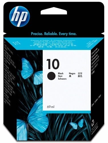 CARTUCHO ORIGINALE HP 10 NEGRO 69ML.
