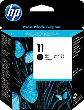 CABEZAL ORIGINAL HP 11 NEGRO 8ML.
