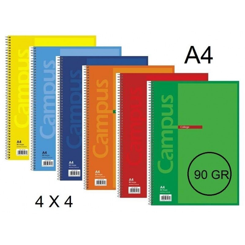 BLOC 4A CAMPUS 80H T/BASICA 4X4 90G.