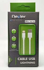 CABLE LIGHTING USB 8 PIN MFI.