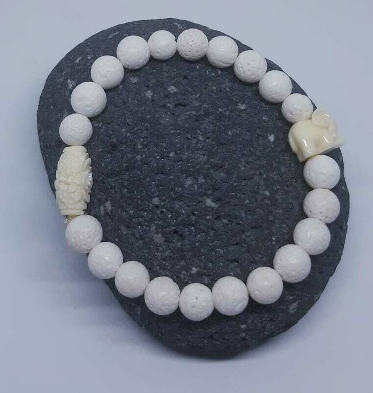 White coral elephant
