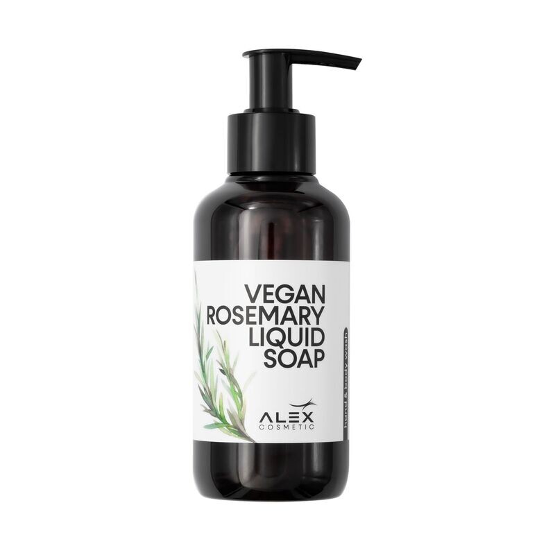 Vegan Rosemary Liquid Soap
 Würzig-frische und mediterran duftende Naturseife