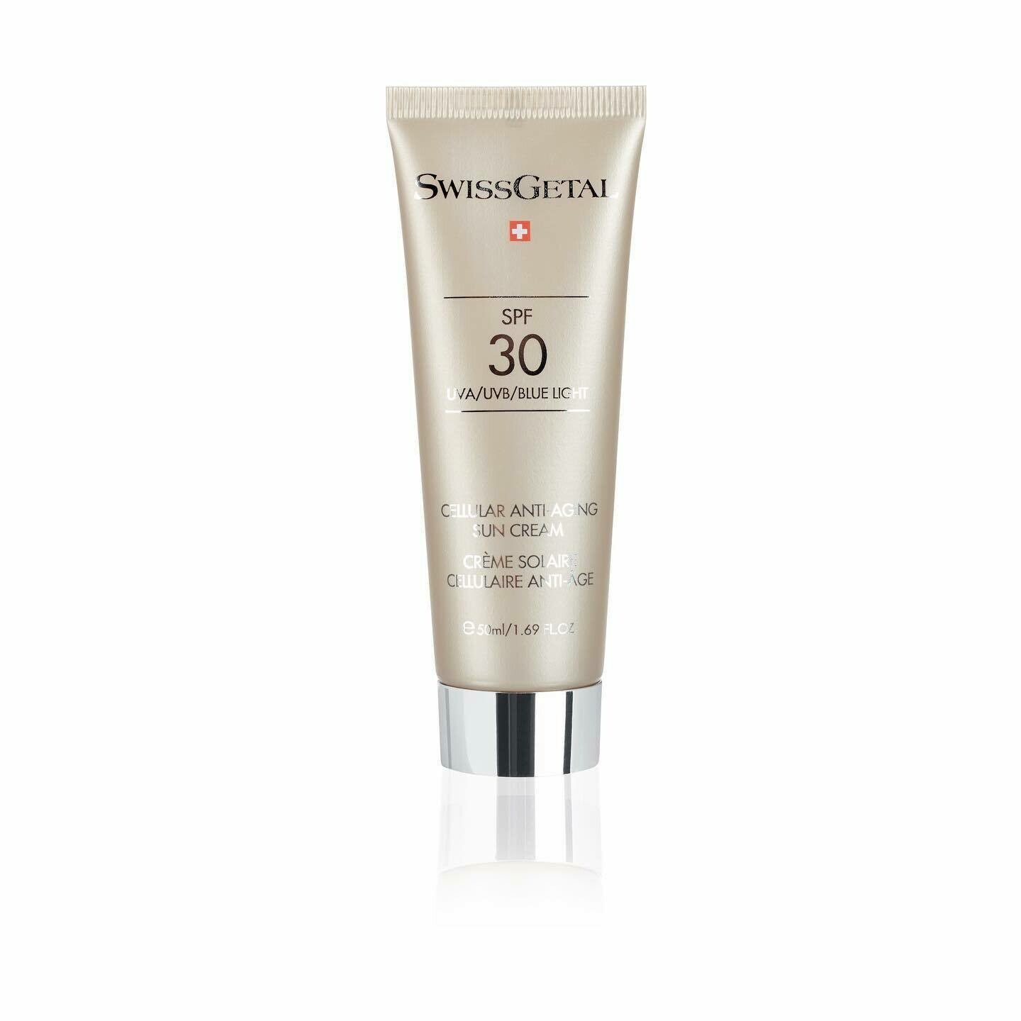 SwissGetal - Crème solaire cellulaire anti-âge SPF30 50ml