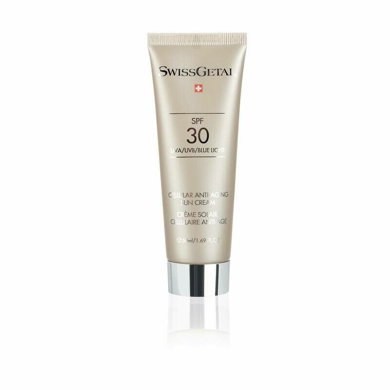 SwissGetal - Crème solaire cellulaire anti-âge SPF30 50ml