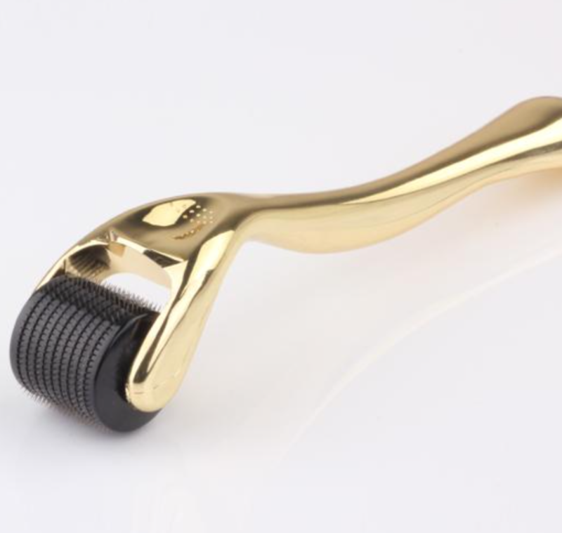 Derma Roller Or - Micro Needling 540 aiguilles - 0.25mm