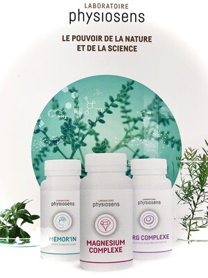PhysioSens : 1ère Gamme de COMPLEMENTS ALIMENTAIRES naturels, dynamisés et informés
