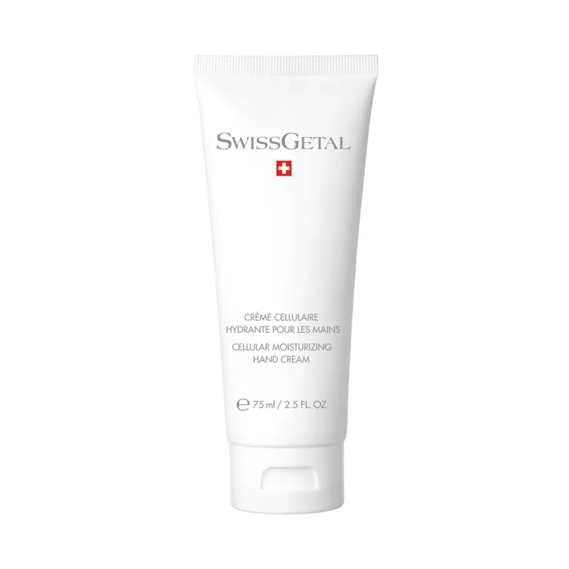 Crème Cellulaire Hydratante pour les Mains 75ml — Cellules Souches Lotus &amp; -47% Taches | Swiss Made