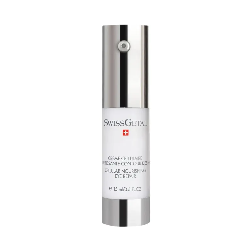 SwissGetal - Crème cellulaire nourrissante yeux 15mlCrème Cellulaire Nourrissante Yeux 15ml — Soin Contour des Yeux Anti-Âge Swiss Made SwissGetal - Crème cellulaire nourrissante yeux 15mlCrème Cellulaire Nourrissante Yeux 15ml — Soin Contour des Yeux Anti-Âge Swiss Made