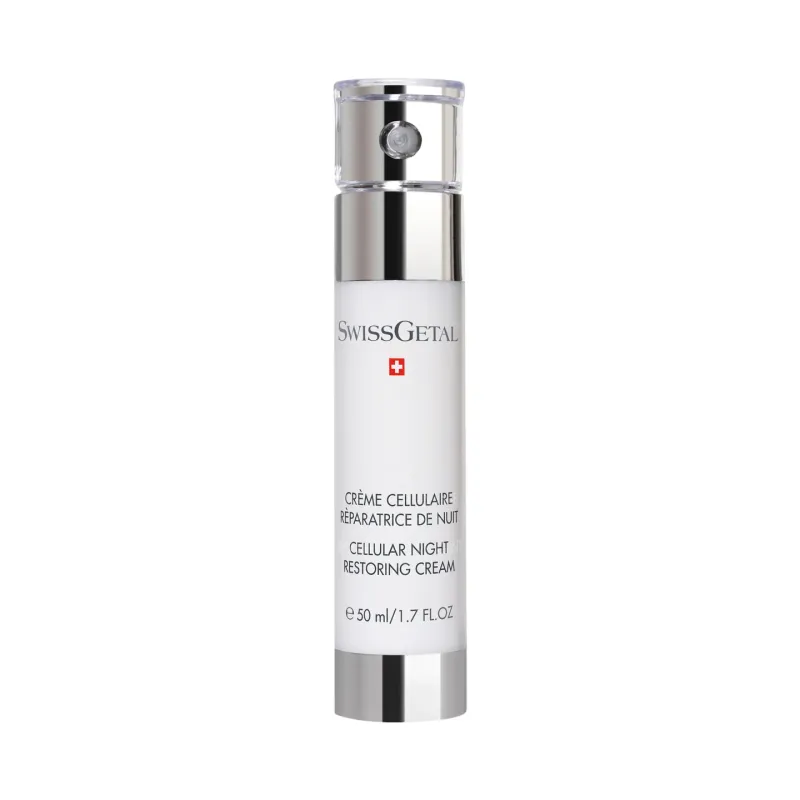 Crème Cellulaire Réparatrice de Nuit Anti-Age 50ml — Régénération Active Pendant le Sommeil