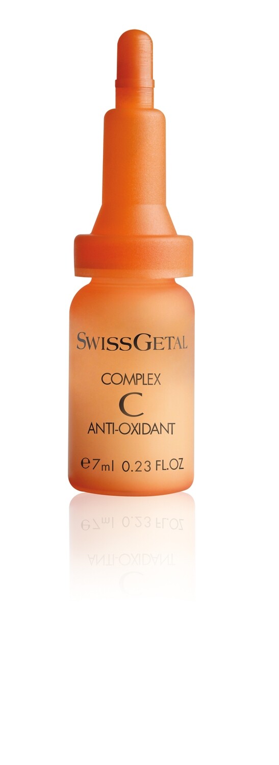 Complexe C Antioxydant Anti-Age 4x7ml — Vitamine C Pure -50% Taches | Swiss Made Complexe C Antioxydant Anti-Age 4x7ml — Vitamine C Pure -50% Taches | Swiss Made