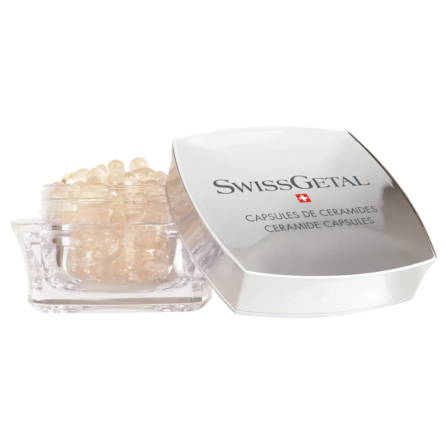 Capsules de Céramides Anti-Age 60x0.34ml — Restructuration Barrière Cutanée Peaux Sèches | Swiss Made