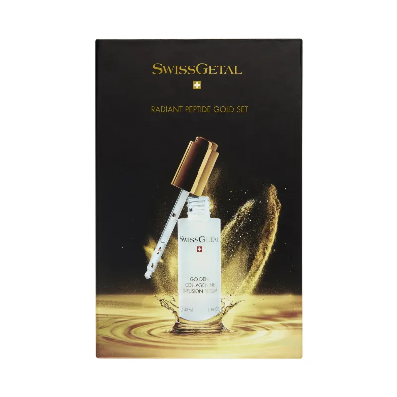 Coffret Silky Gold — Or et Peptides Radiants 50ml + 4ml