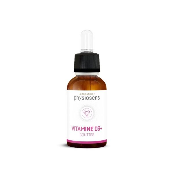 PHYSIOSENS — VITAMINE D3+ | Immunité, Os & Humeur — 30 ml PHYSIOSENS — VITAMINE D3+ | Immunité, Os & Humeur — 30 ml