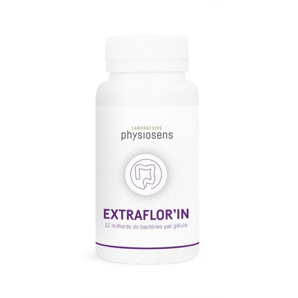 PHYSIOSENS — EXTRAFLOR'IN | Probiotiques, Prébiotiques & Microbiote — 90 Gélules PHYSIOSENS — EXTRAFLOR'IN | Probiotiques, Prébiotiques & Microbiote — 90 Gélules