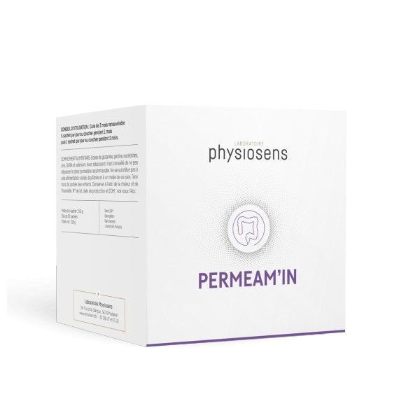 PHYSIOSENS — PERMEAM'IN | Intestin Perméable & Restauration de la Muqueuse — 60 Sachets PHYSIOSENS — PERMEAM'IN | Intestin Perméable & Restauration de la Muqueuse — 60 Sachets