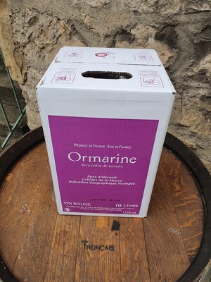 Bag in Box 10 litres l'Ormarine Rouge