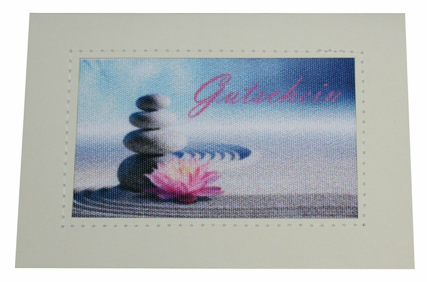 Grußkarte incl. Umschlag: Gutschein