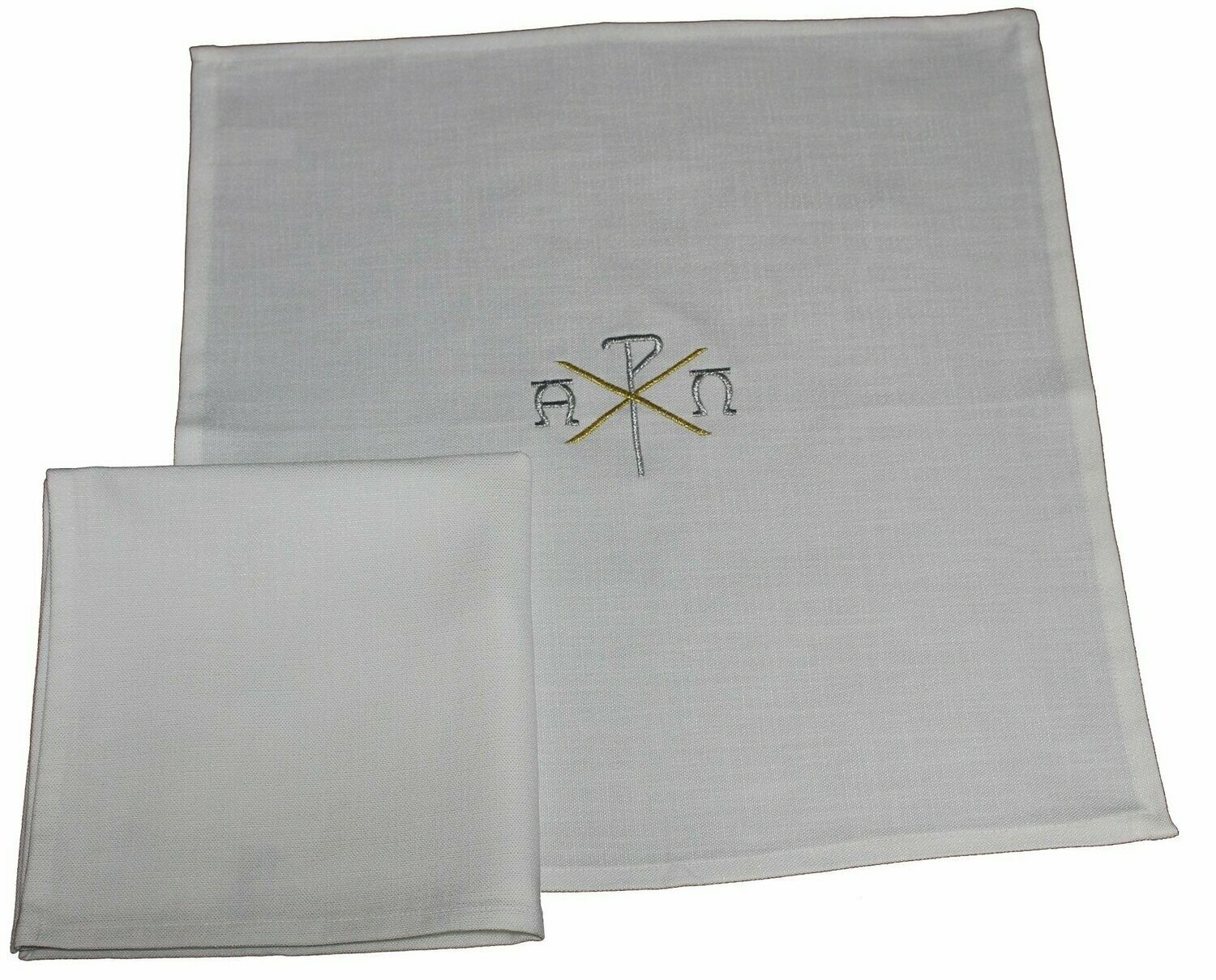Kelchtuch incl. Christusmonogrammbestickung (gold-silber)