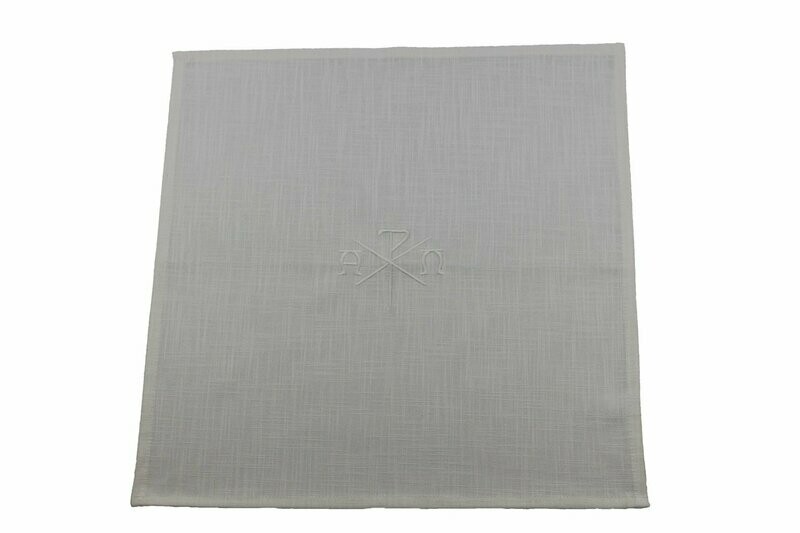 Kelchtuch incl. Christusmonogrammbestickung (weiss) Kelchtuch incl. Christusmonogrammbestickung (weiss)