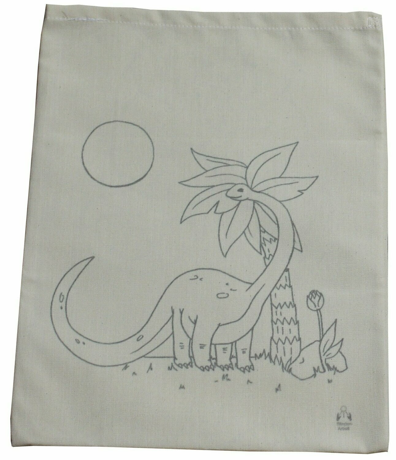 Kinderbeutel mit Motiven zum Ausmalen, ca. 26x37cm