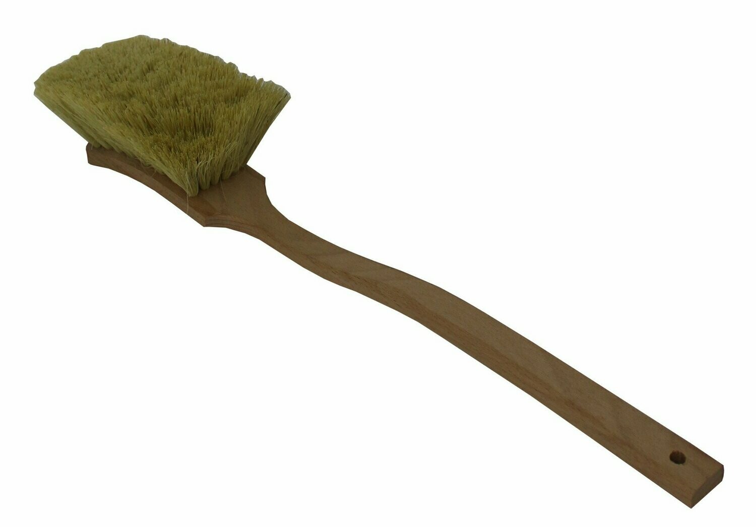 Kotflügelbürste, gebogener Stiel, Fibre