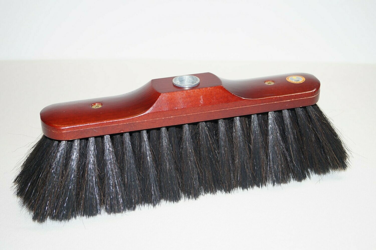 Stubenbesen Roßhaarmg deluxe Mahagoni lackiert, 30cm