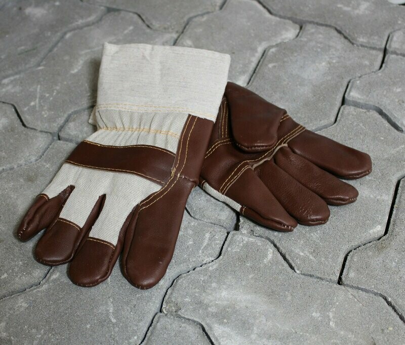 Z Schutz-/ Winterbauhandschuhe Möbelleder dunkel Z Schutz-/ Winterbauhandschuhe Möbelleder dunkel