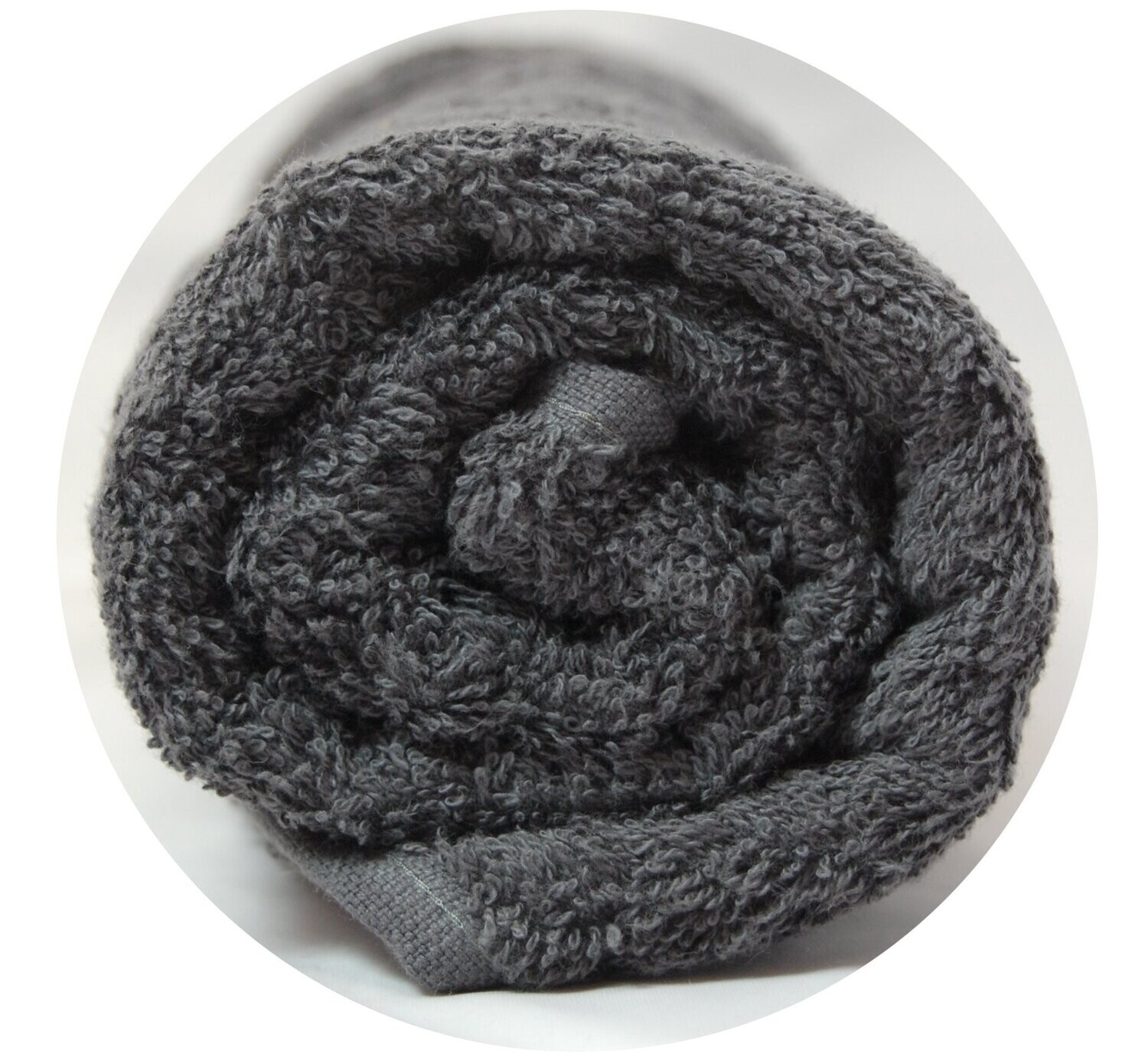 Frottier - Waschhandschuh Exquisit 500, 23 x 15 cm, Farbe: anthrazit