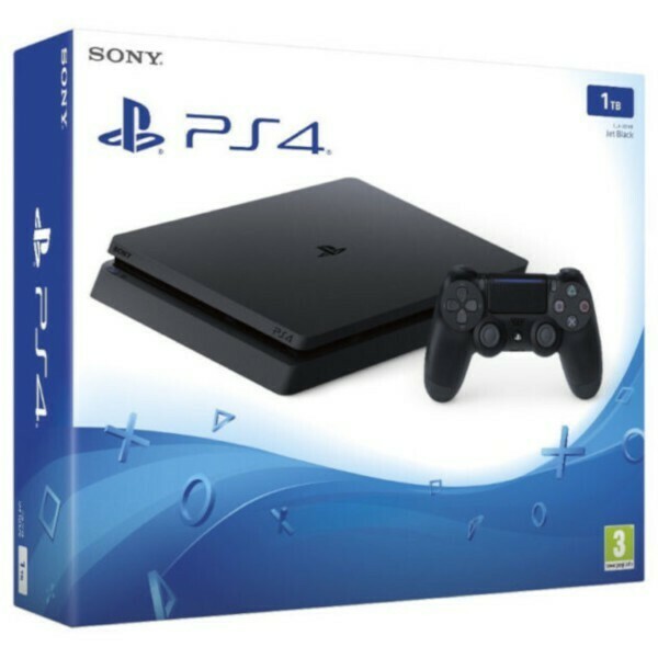 Sony PlayStation 4 1TB Jet Black Console (New)