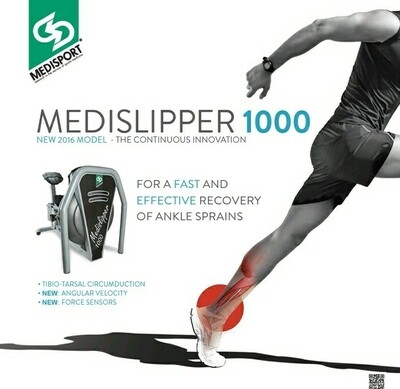 MEDISLIPPER 1000 - terapevtska naprava za aktivno in pasivno rehabilitacijo gležnja