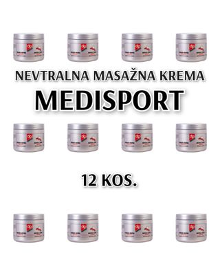 NEVTRALNA MASAŽNA KREMA (12 kos. po 500 ml.) + GRATIS PUMPICA ZA DOZIRANJE
