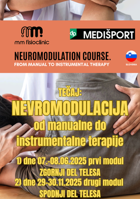 Vpisnina na tečaj: NEVROMODULACIJA od manualne do instrumentalne terapije