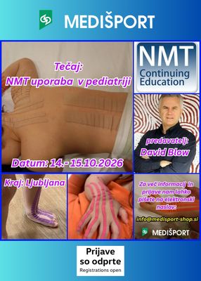 Tečaj: NEVRO MIŠIČNI TAPING-NMT uporaba v pediatriji (14.-15.10.2026, Ljubljana)