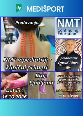 Predavanje: Nevro Mišični Taping -NMT v pediatriji klinični prikazi (16.10.2026, Ljubljana)