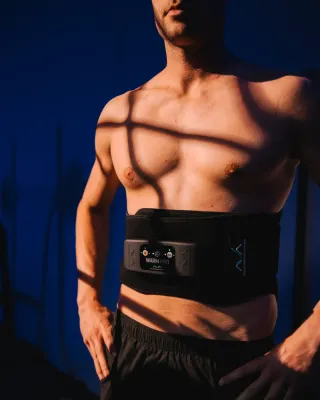 AVA CR7 WARM PRO -grelni pas z vibracijami