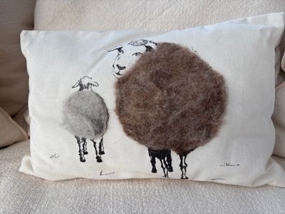 COUSSINS EN LAINE DE MOUTON
