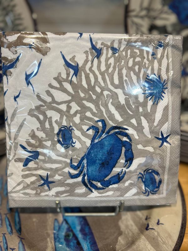 PAQUET DE 20 SERVIETTES EN PAPIER &quot;OUESSANT&quot;