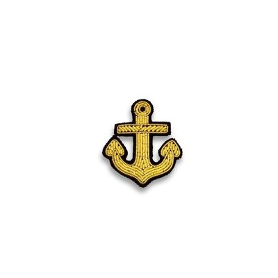 BROCHE ANCRE D'OR