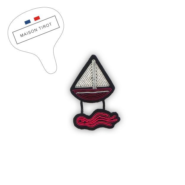 BROCHE BATEAU DE BAIN BACHI