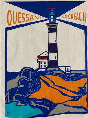 TORCHON &quot;OUESSANT LE CREAC&#39;H&quot;