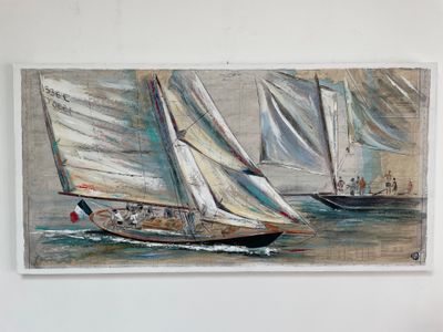 TABLEAU &quot;LEGENDES EN BAIE&quot; 120X60 - 9/24