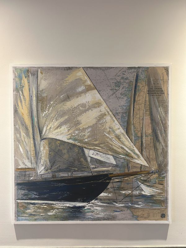 TABLEAU &quot;REGATE A SAINT-MATHIEU&quot;