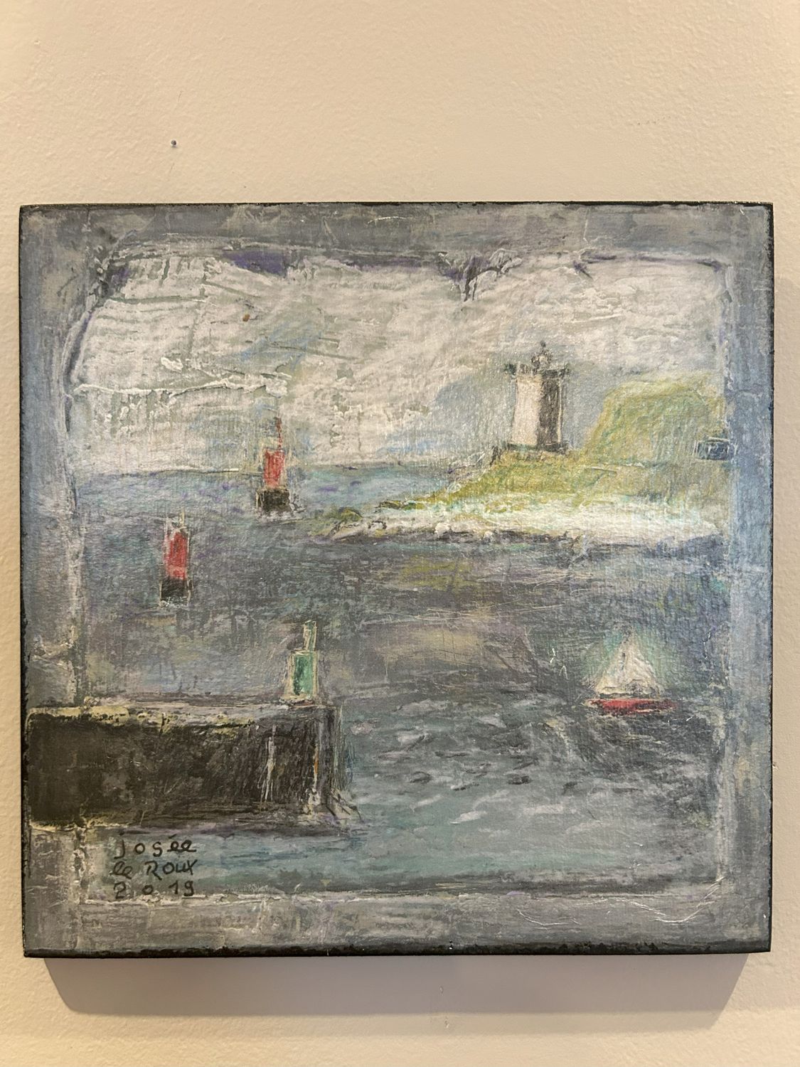 TABLEAU &quot;VUE SUR KERMORVAN&quot;