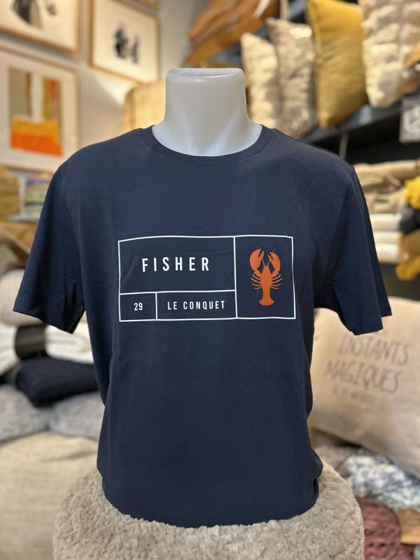 T-SHIRT TOM &quot;FISHER LE CONQUET&quot;