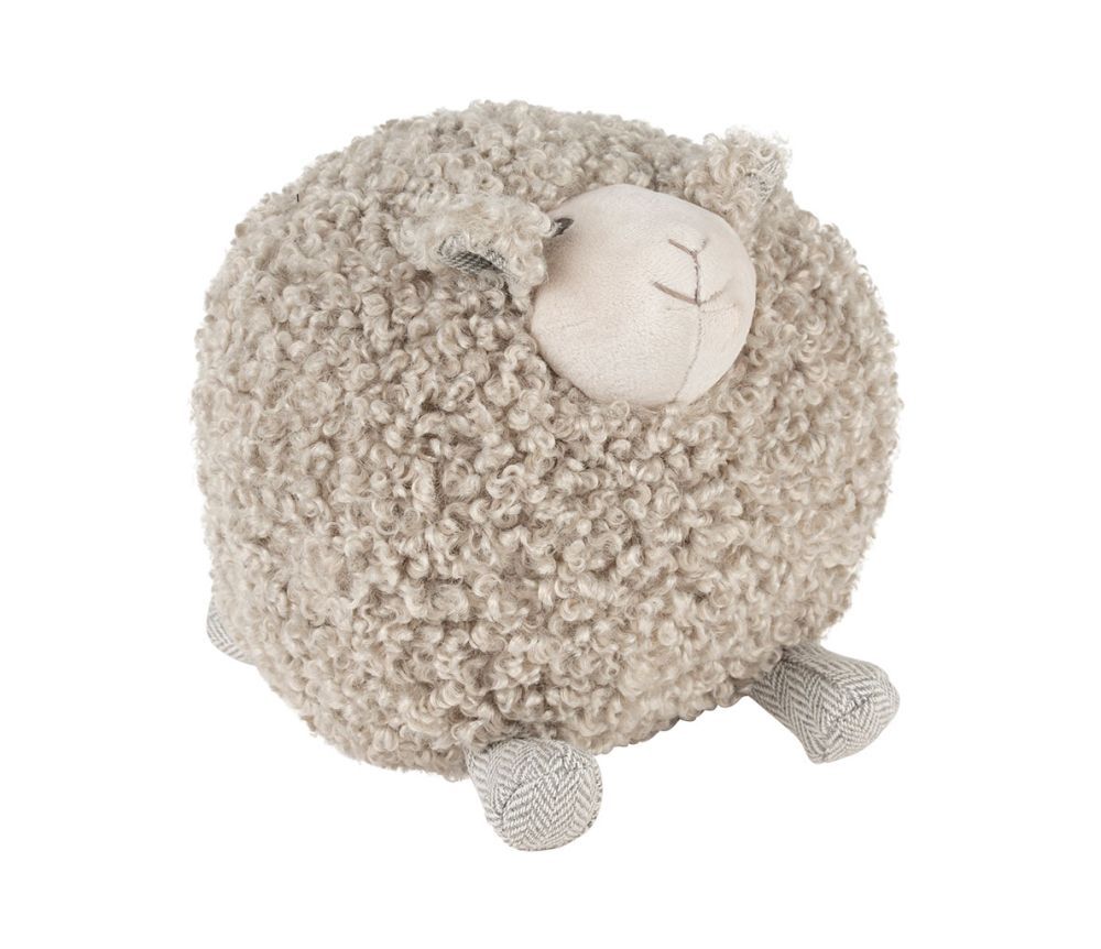 MOUTON SHAGGY GRIS 20X20