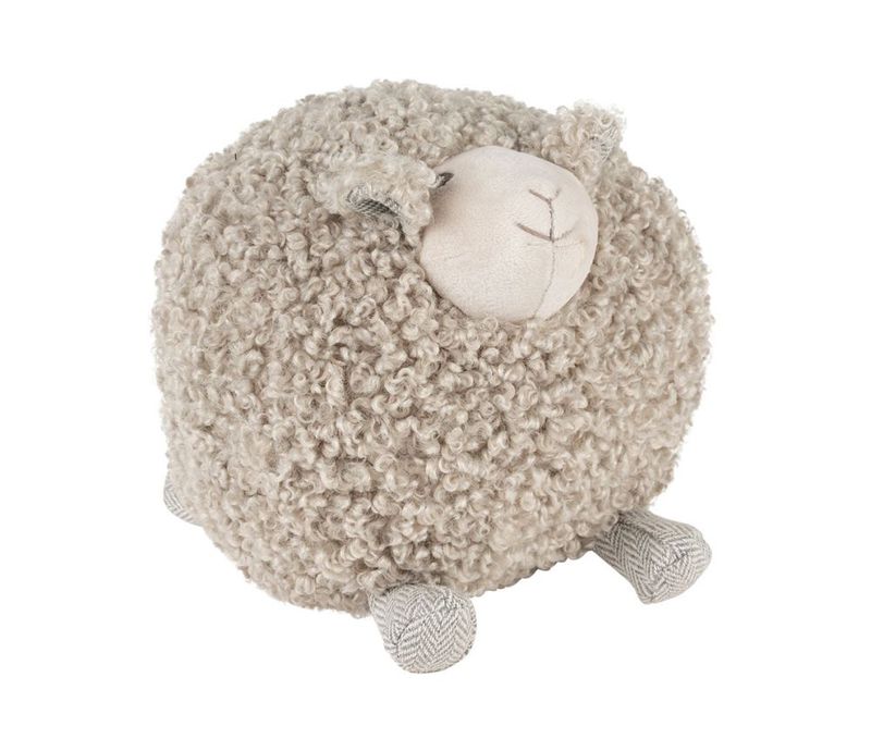 MOUTON SHAGGY GRIS 20X20