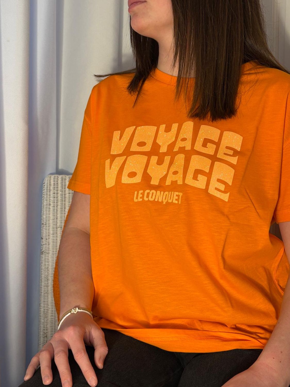 T-SHIRT TIFEN &quot;VOYAGE VOYAGE LE CONQUET&quot;