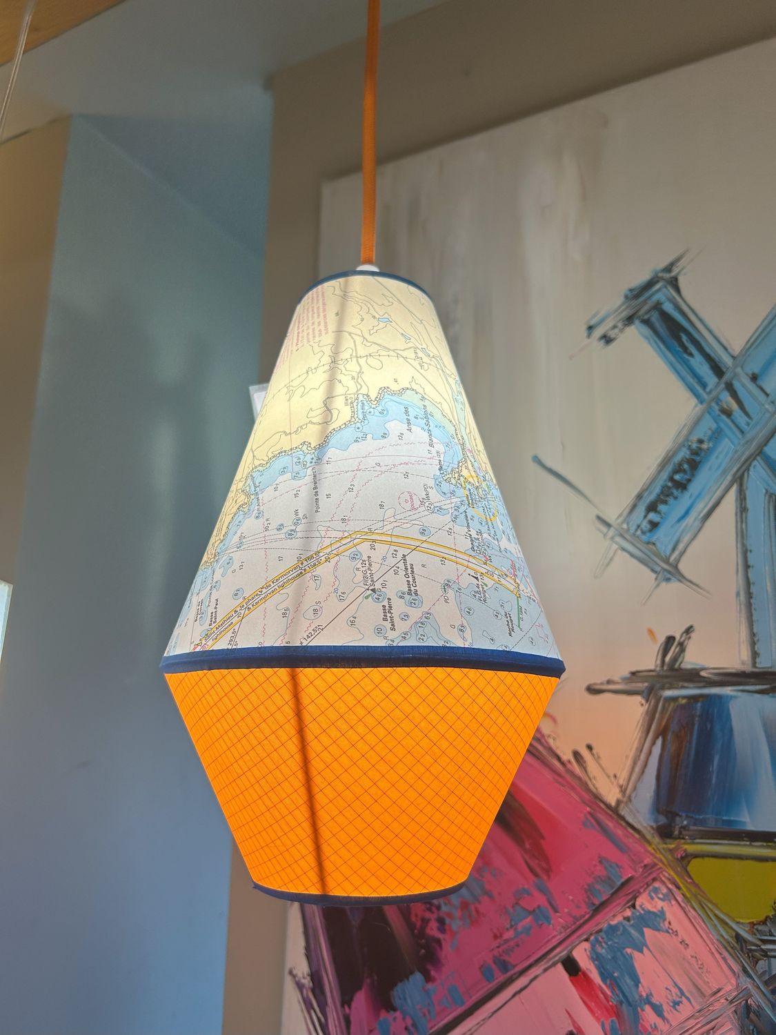 PETITE BALISE ORANGE &quot;LE CONQUET&quot;
