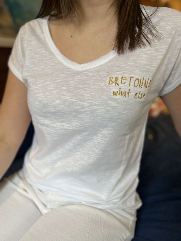 T-SHIRT TAL &quot;WHAT ELSE BRETONNE&quot;