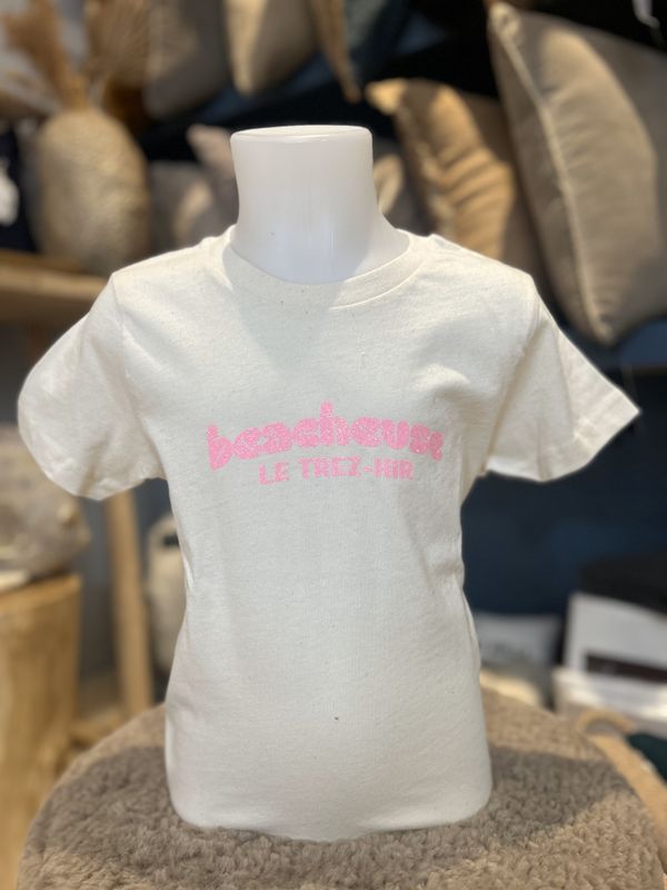 T-SHIRT &quot;BEACHEUSE LE TREZ-HIR&quot;